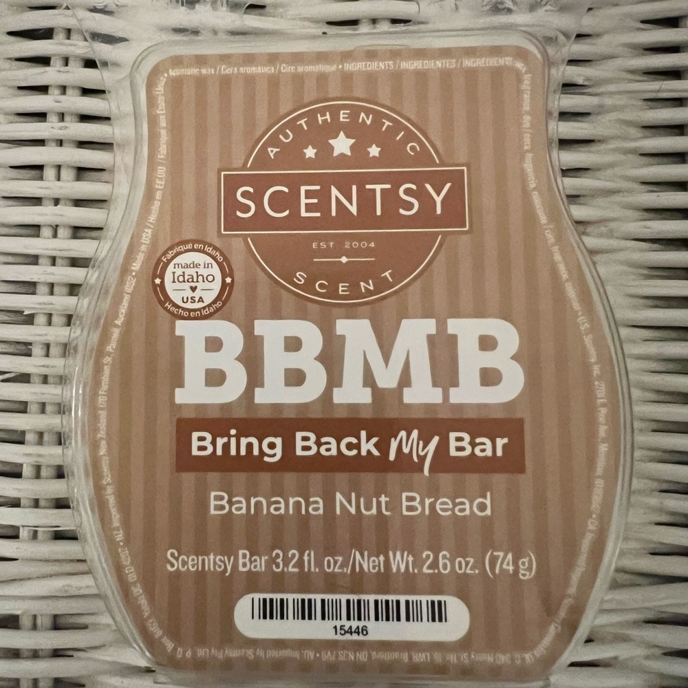SCENTSY BBMB Banana Nut Bread